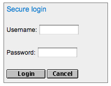 MyCampus Login Screen
